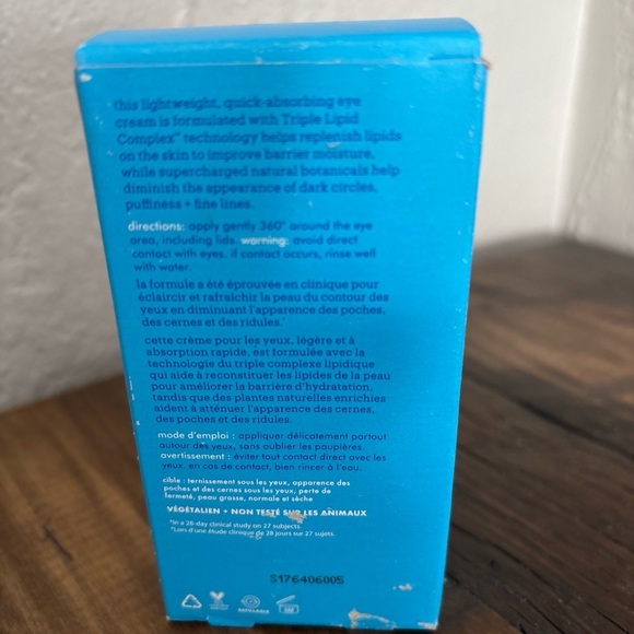 Skinfix Barrier Triple Lipid-boost 360 Eye Treatment Cream - 0.5oz - Picture 3 of 3